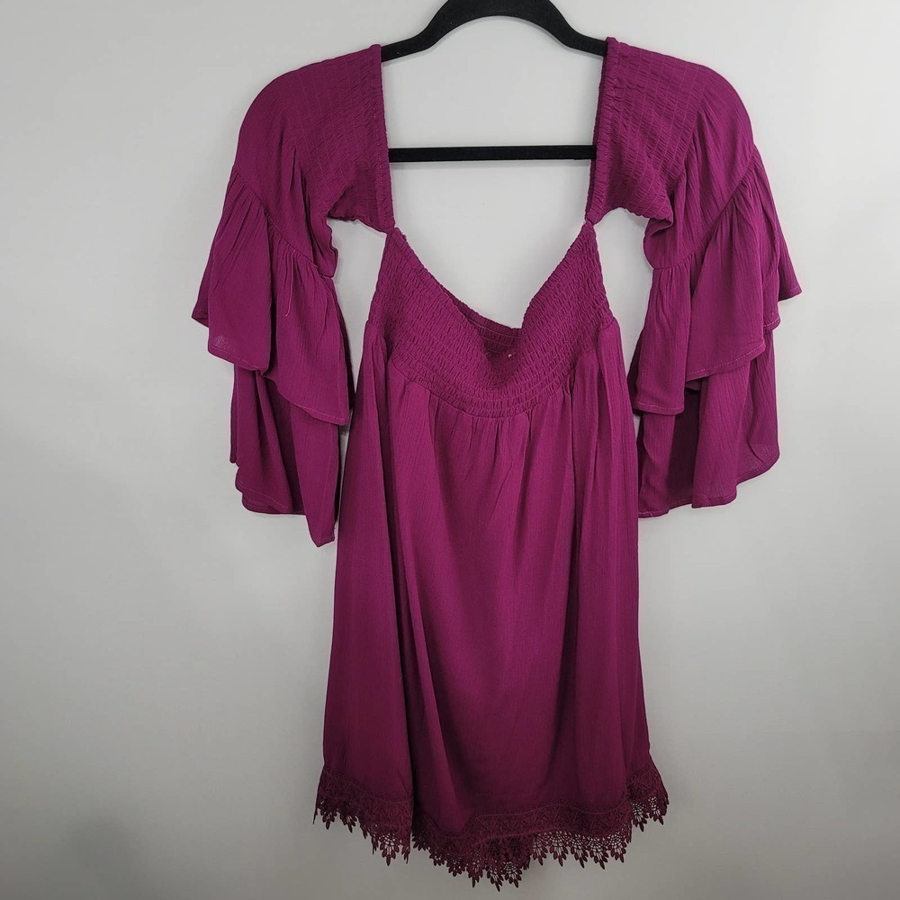 Jack by BB Dakota Enchante Shift Casual Dress NWT Off the Shoulder - Picture 7 of 8